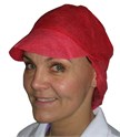 Snood cap non-woven/PP Rød