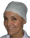 Skull cap hvit non-woven