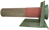 Nettkanon fot m/holder, for ø 125 rør